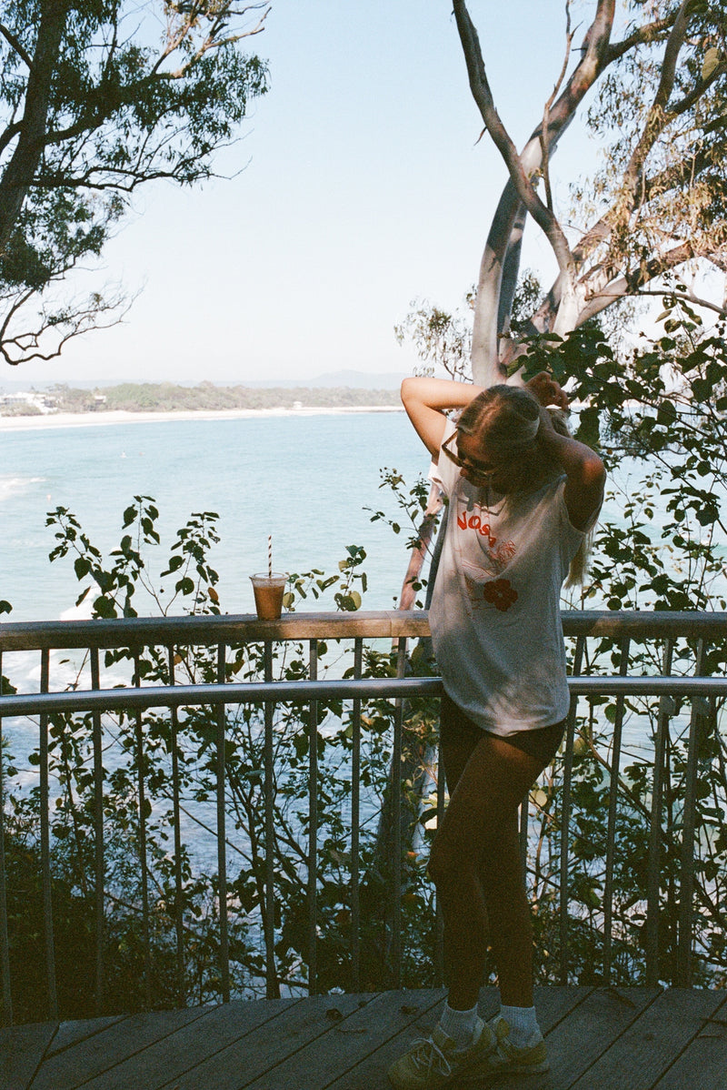 Organic Cotton Noosa Tourist Tee - Red