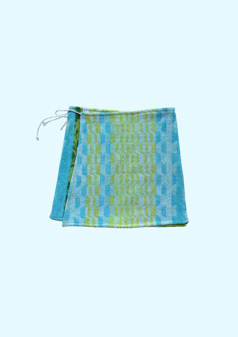 Towel Wrap Skirt - Zig Zag