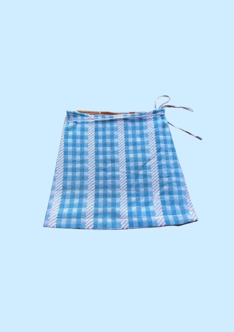 Towel Wrap Skirt - Hello Gingham