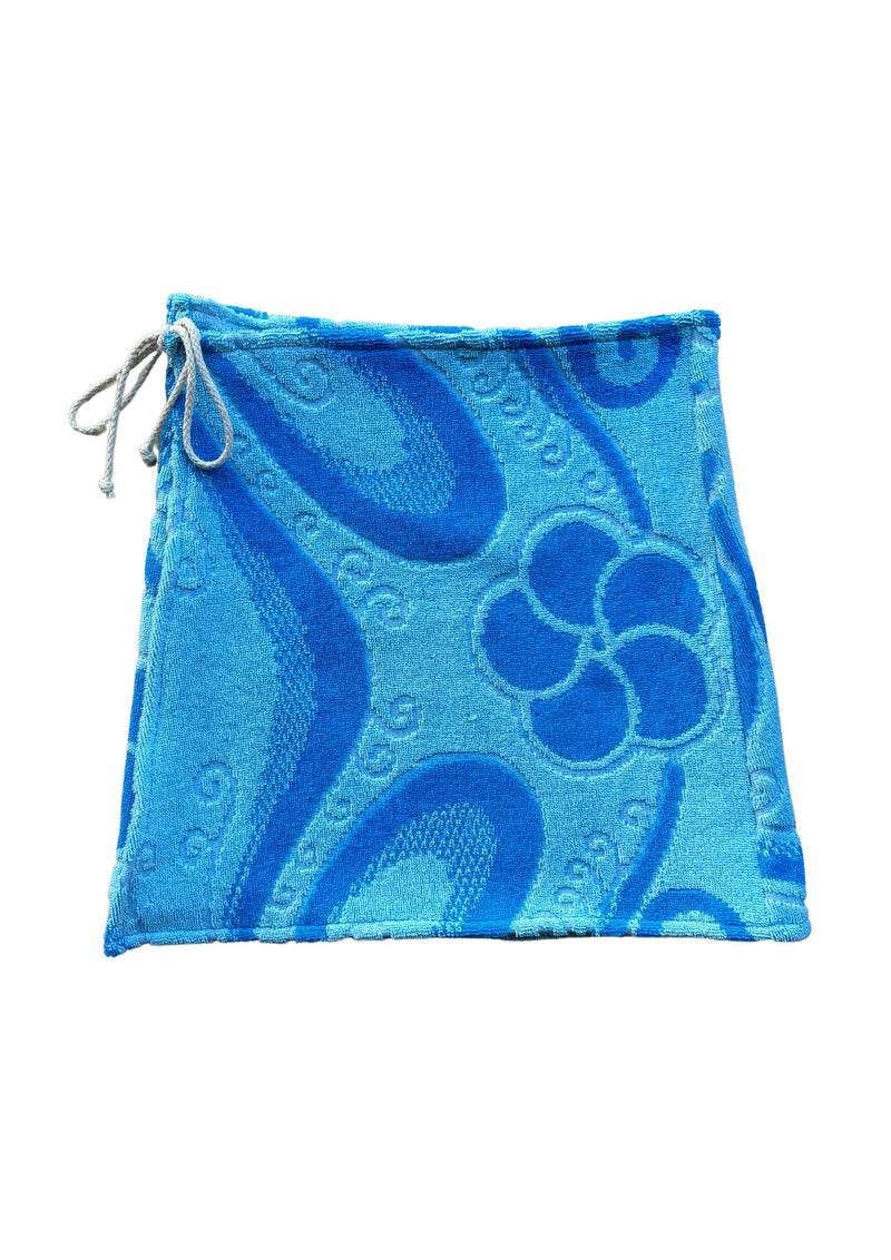 Towel Wrap Skirt - Blue Crush