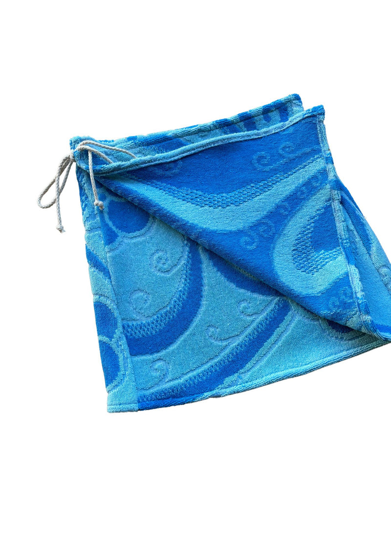 Towel Wrap Skirt - Blue Crush