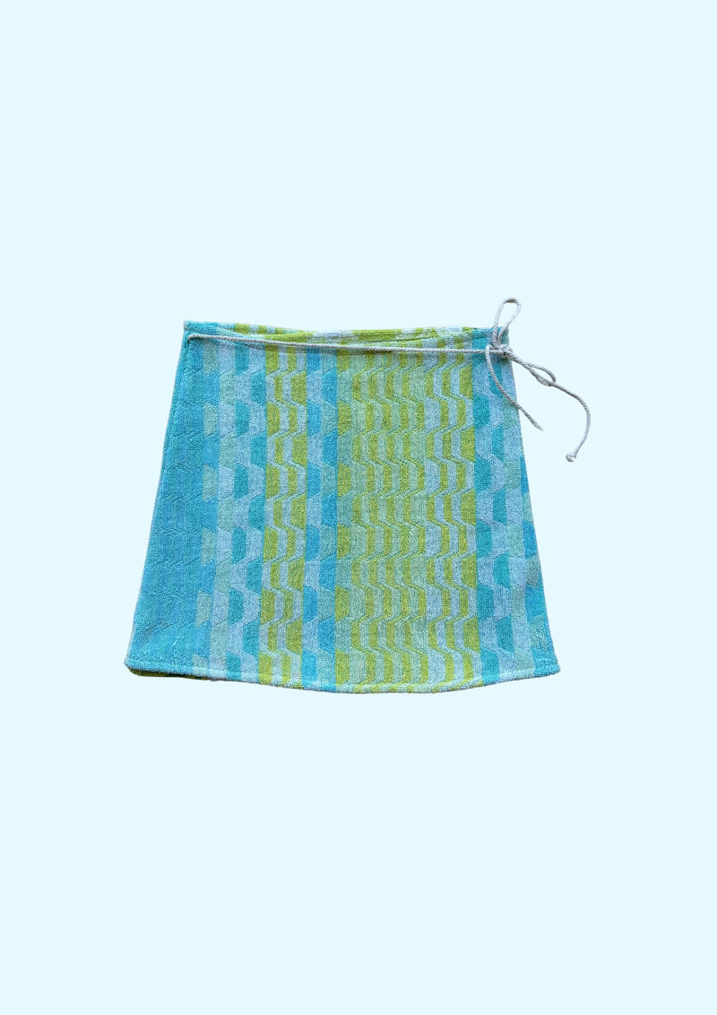 Towel Wrap Skirt - Zig Zag