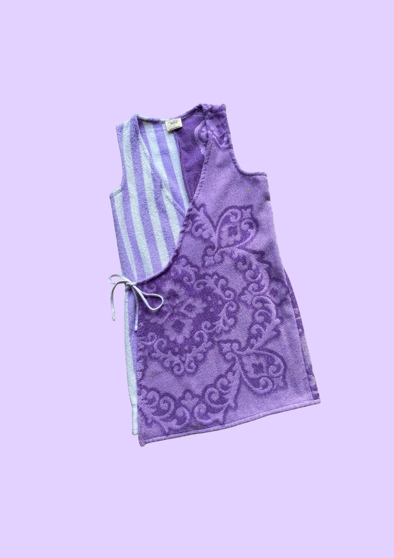 Towel Wrap Dress - Lavender Dreams