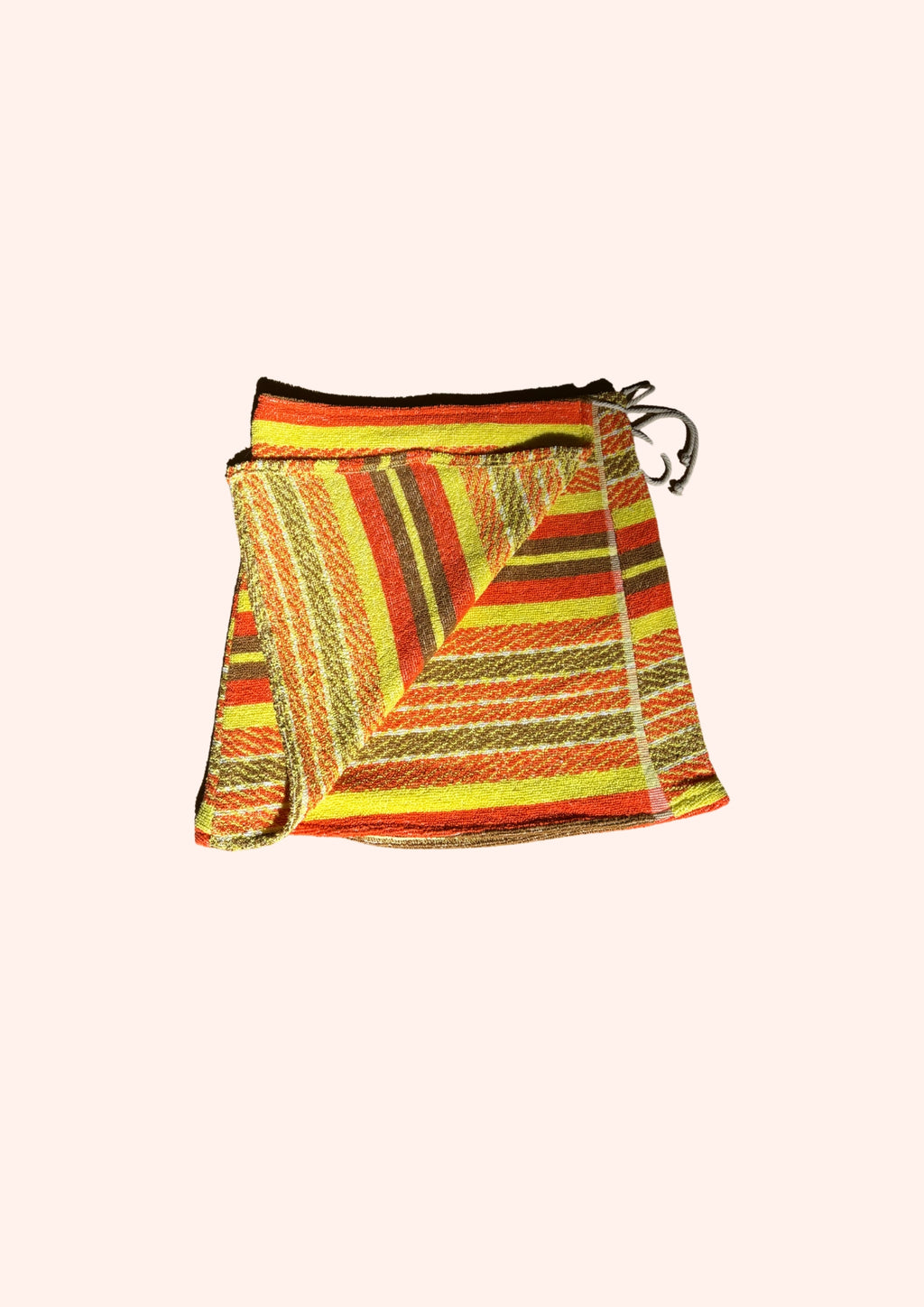 Towel Wrap Skirt - Stripe