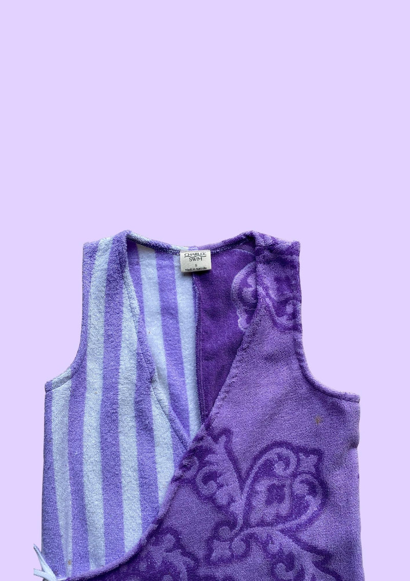 Towel Wrap Dress - Lavender Dreams