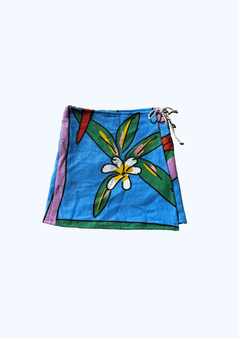 Towel Wrap Skirt - Birdlife