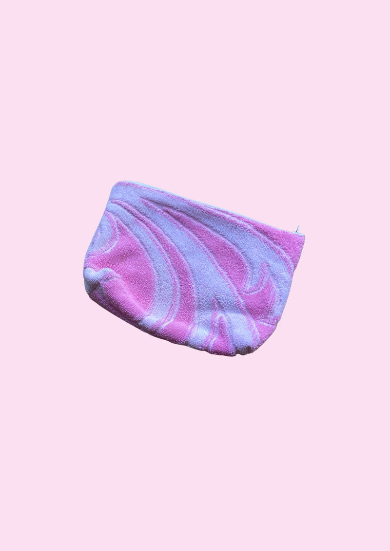 Zero Waste Towel Pouch - Pink Daffodil