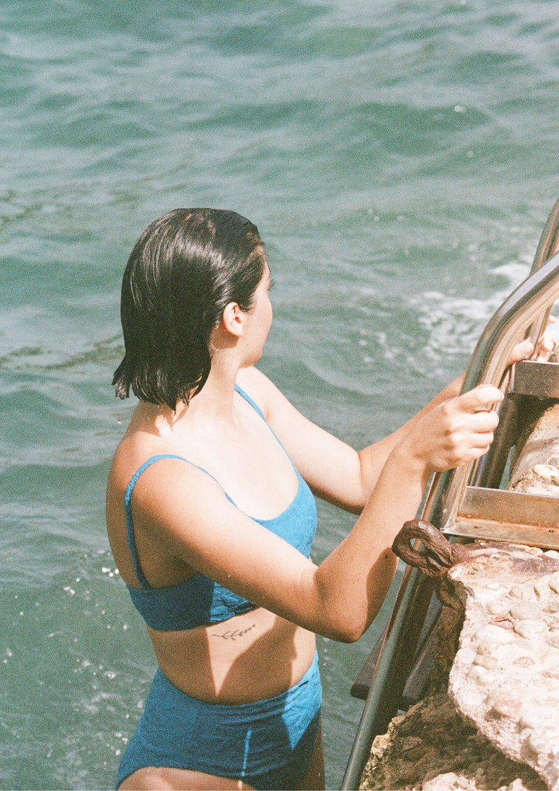 Recycled made to order in Australia swim sustainable eco friendly Charlee Swim handmade