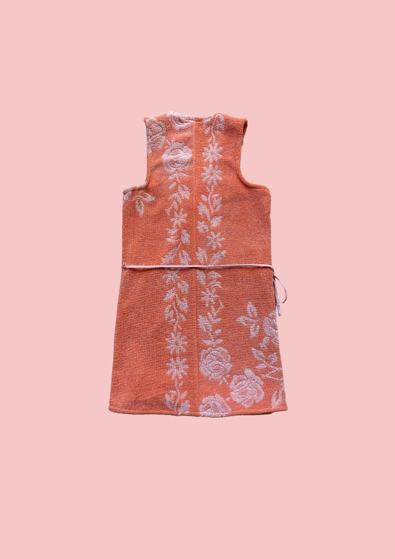 Towel Wrap Dress - Peachy