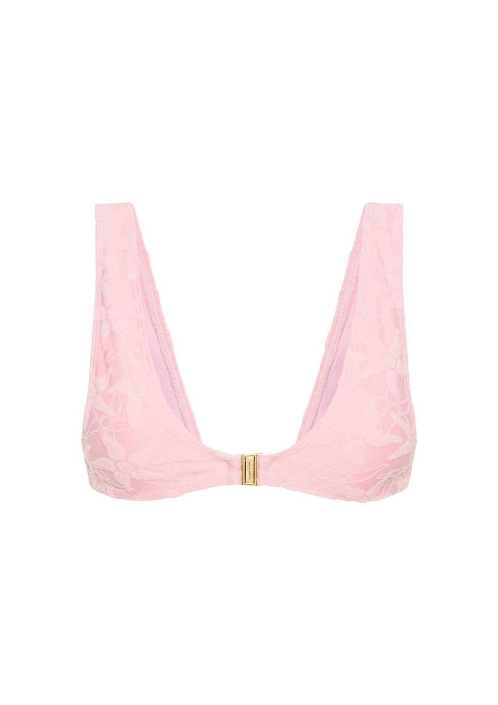 Eva Clip Front Top - Pink Terry