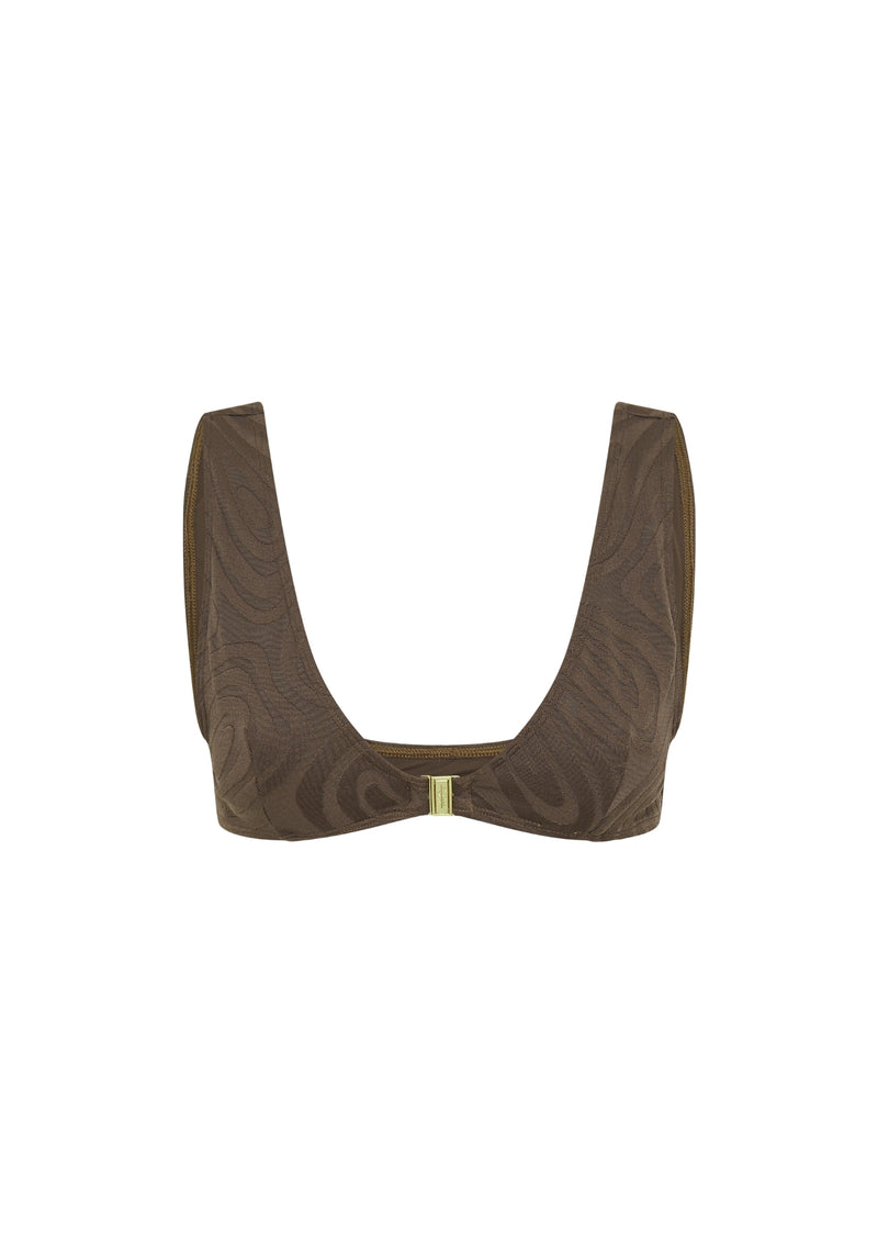 Eva Clip Front Top - Cacao