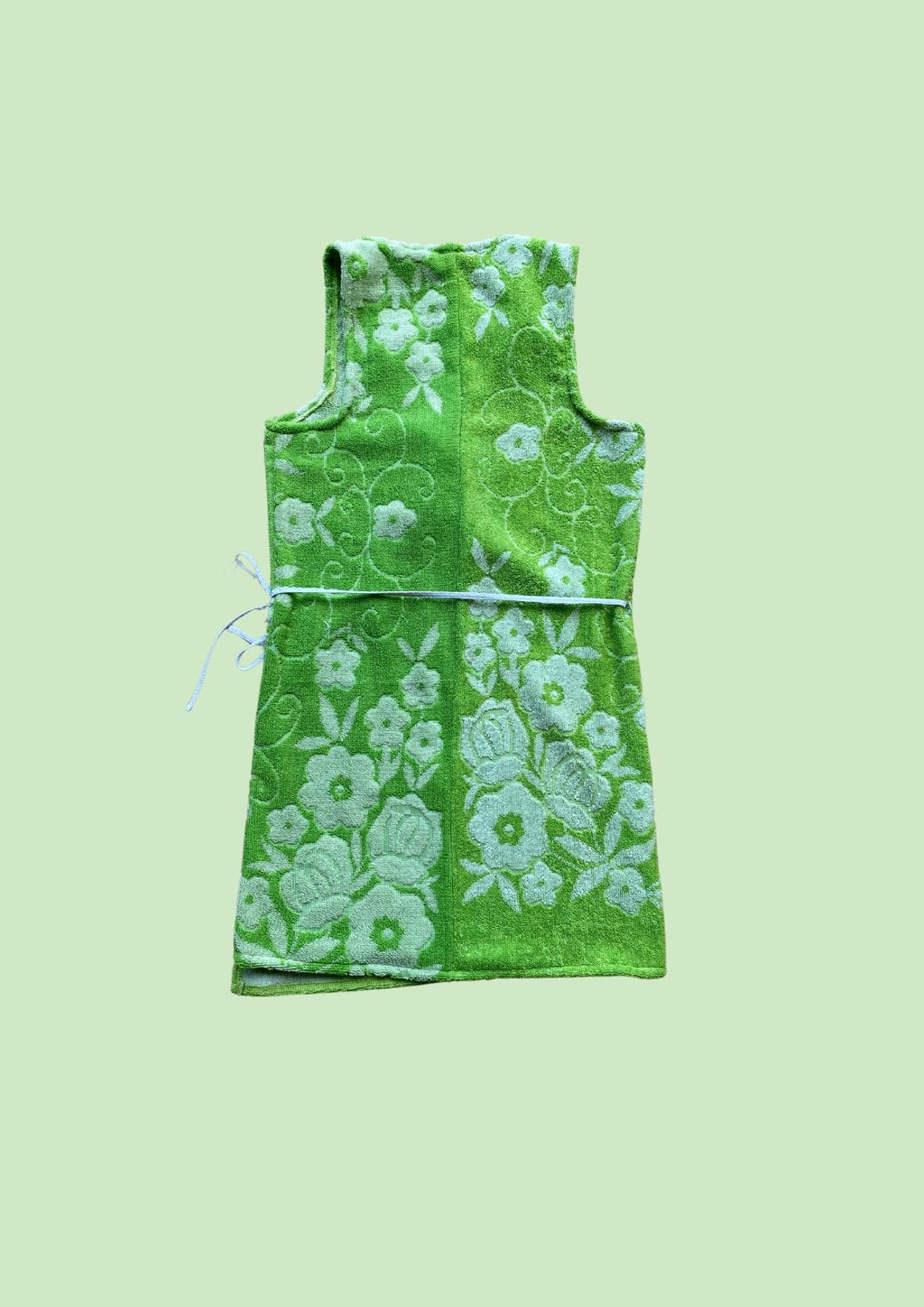 Towel Wrap Dress - Green Garden 2.0