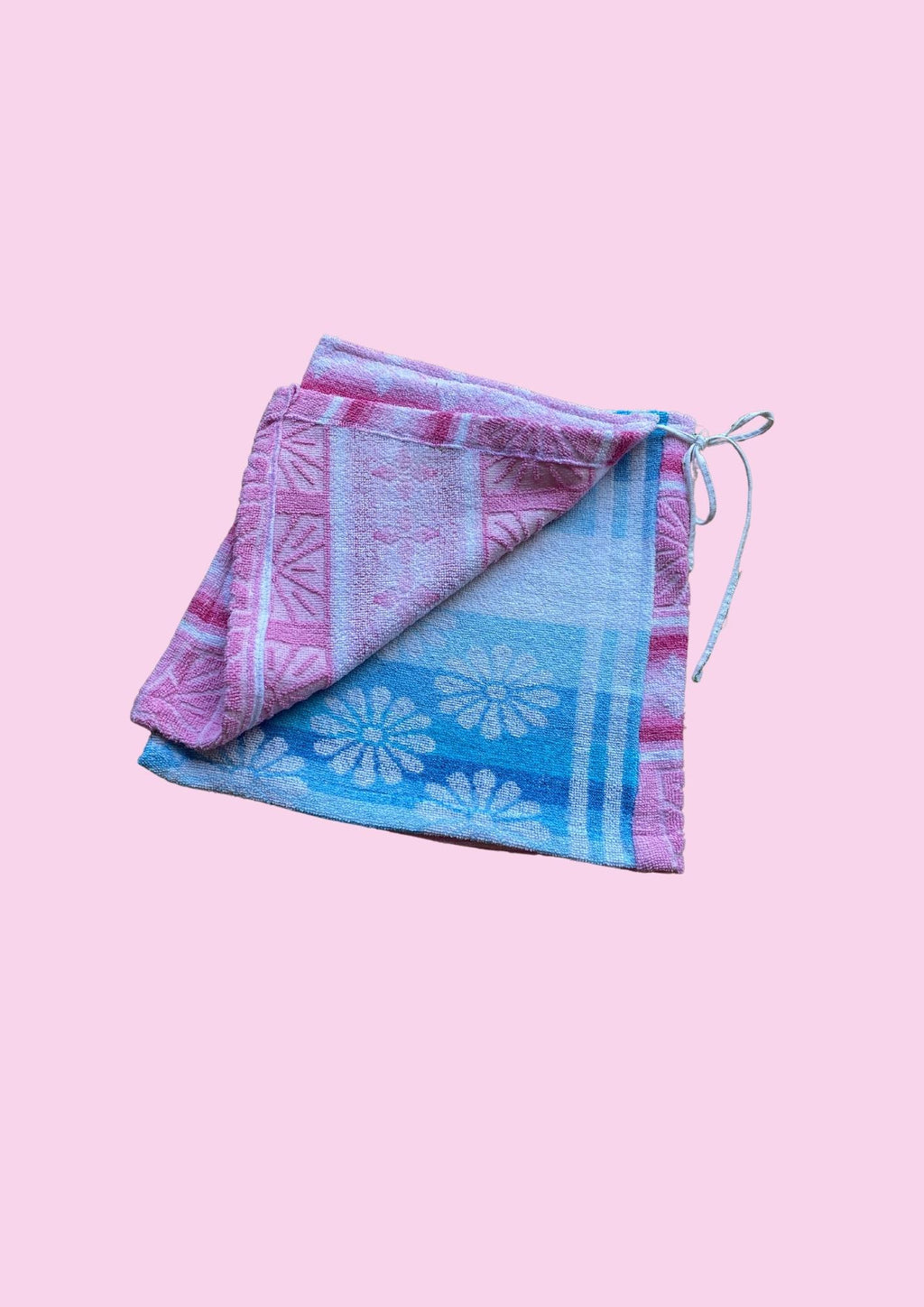 Towel Wrap Skirt - Pink Icypole