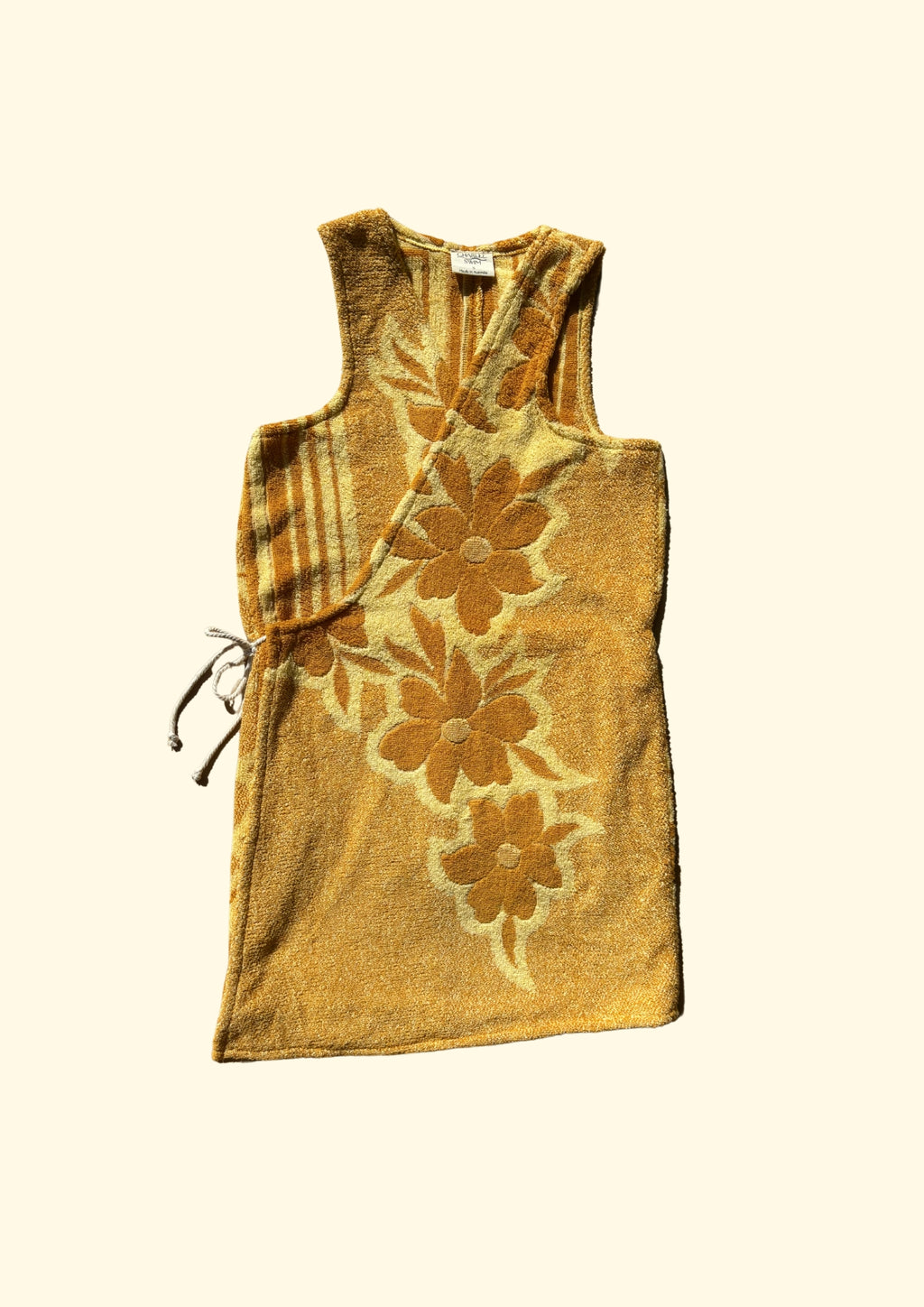 Towel Wrap Dress - Golden Rose