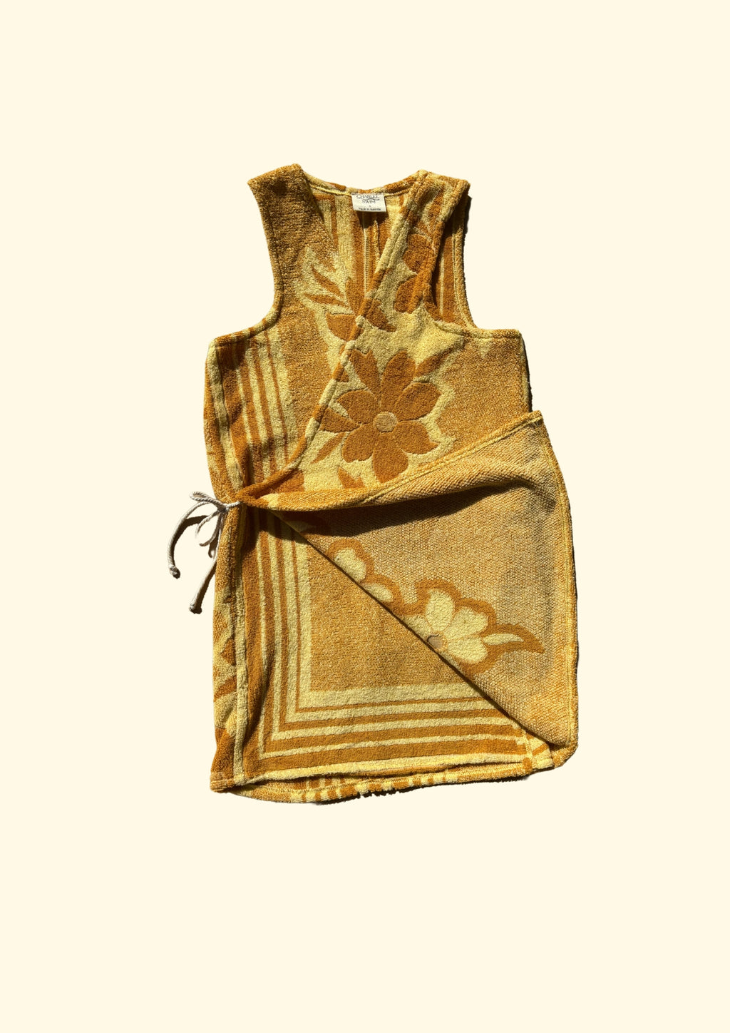 Towel Wrap Dress - Golden Rose