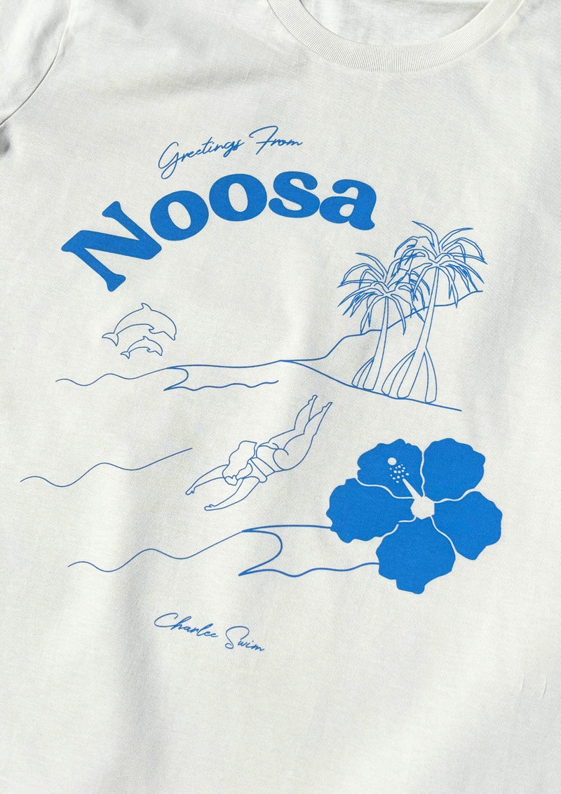 Organic Cotton Noosa Tourist Tee - Blue