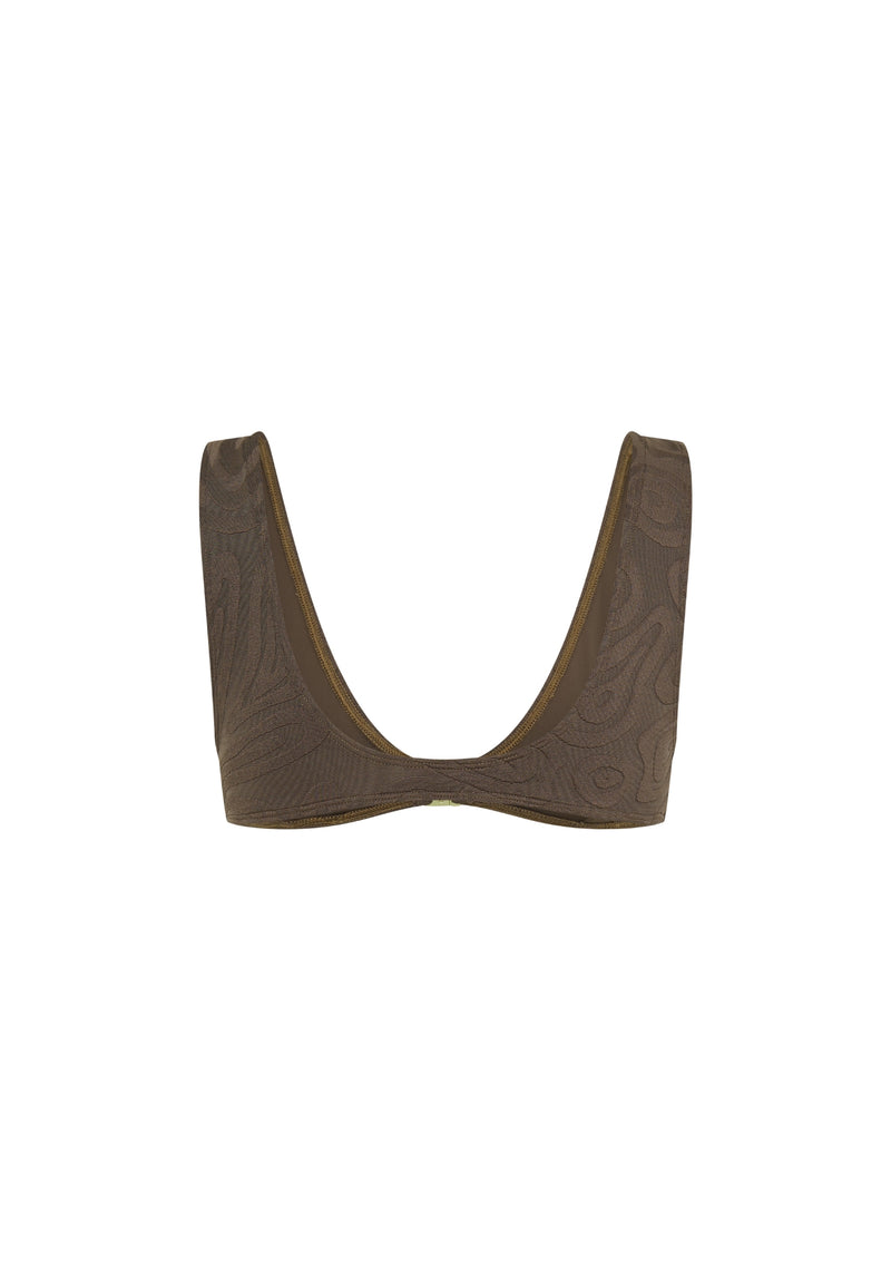 Eva Clip Front Top - Cacao