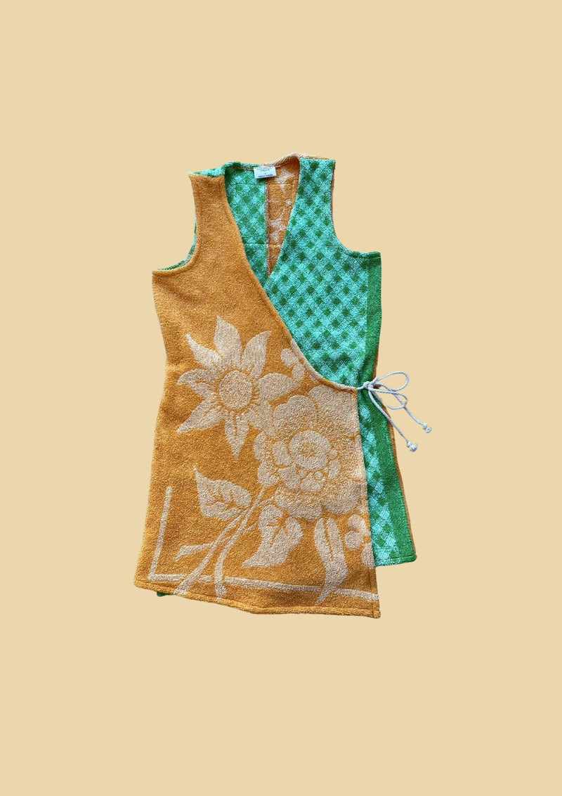 Towel Wrap Dress - Sunflower