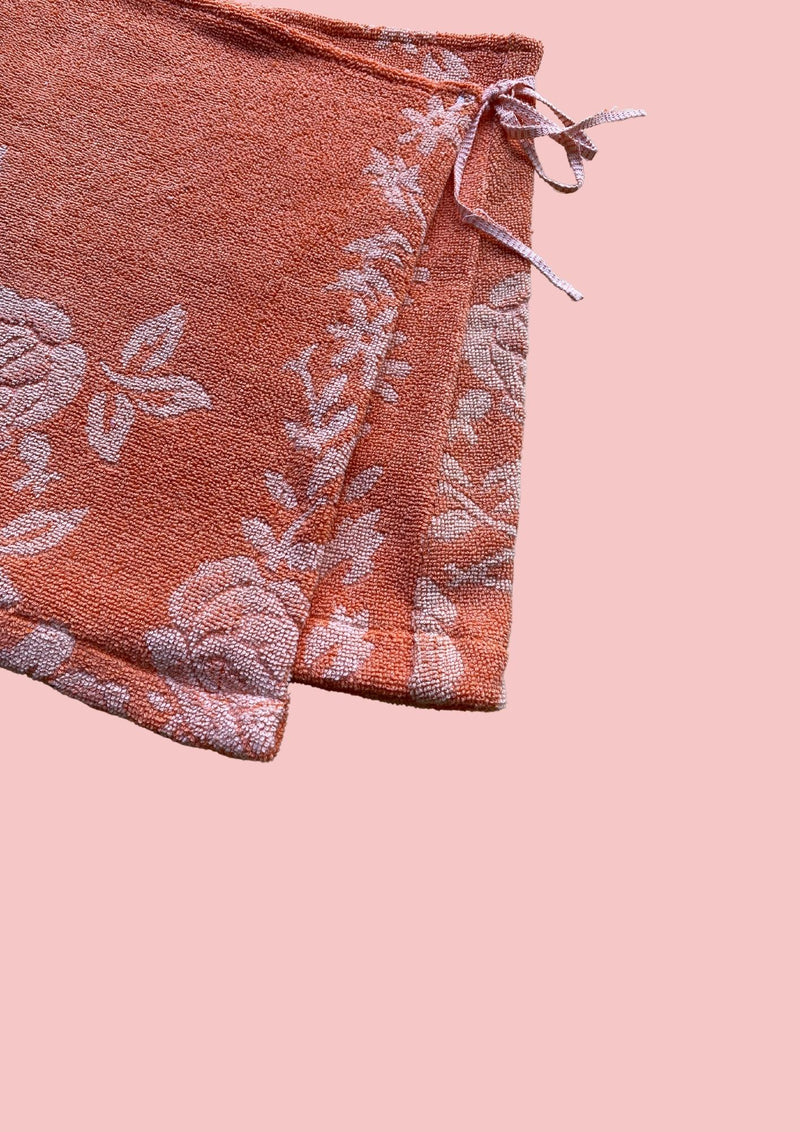 Towel Wrap Skirt - Peachy