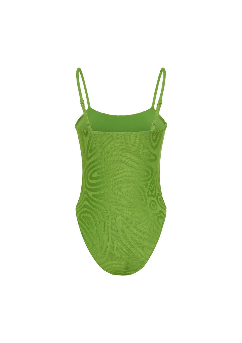 Sierra Straight Neck One Piece - Olive