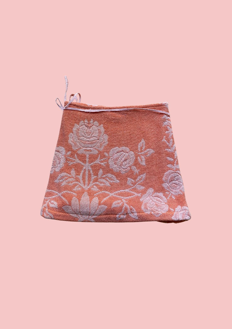 Towel Wrap Skirt - Peachy