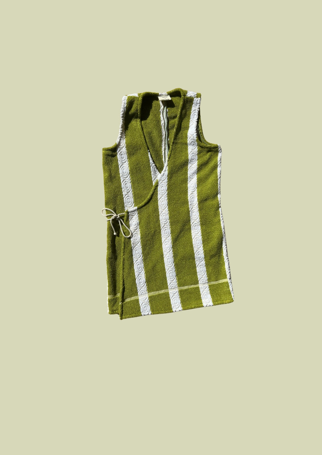Towel Wrap Dress - White Lotus
