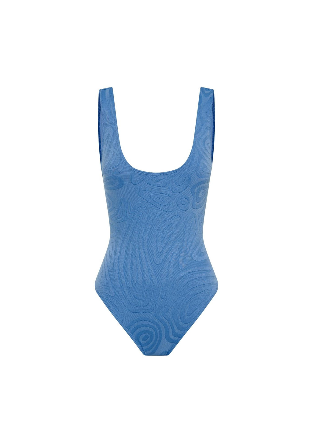 Lucy Low Back One Piece - Blue