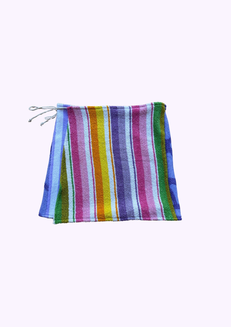 Towel Wrap Skirt - Stripe 2.0