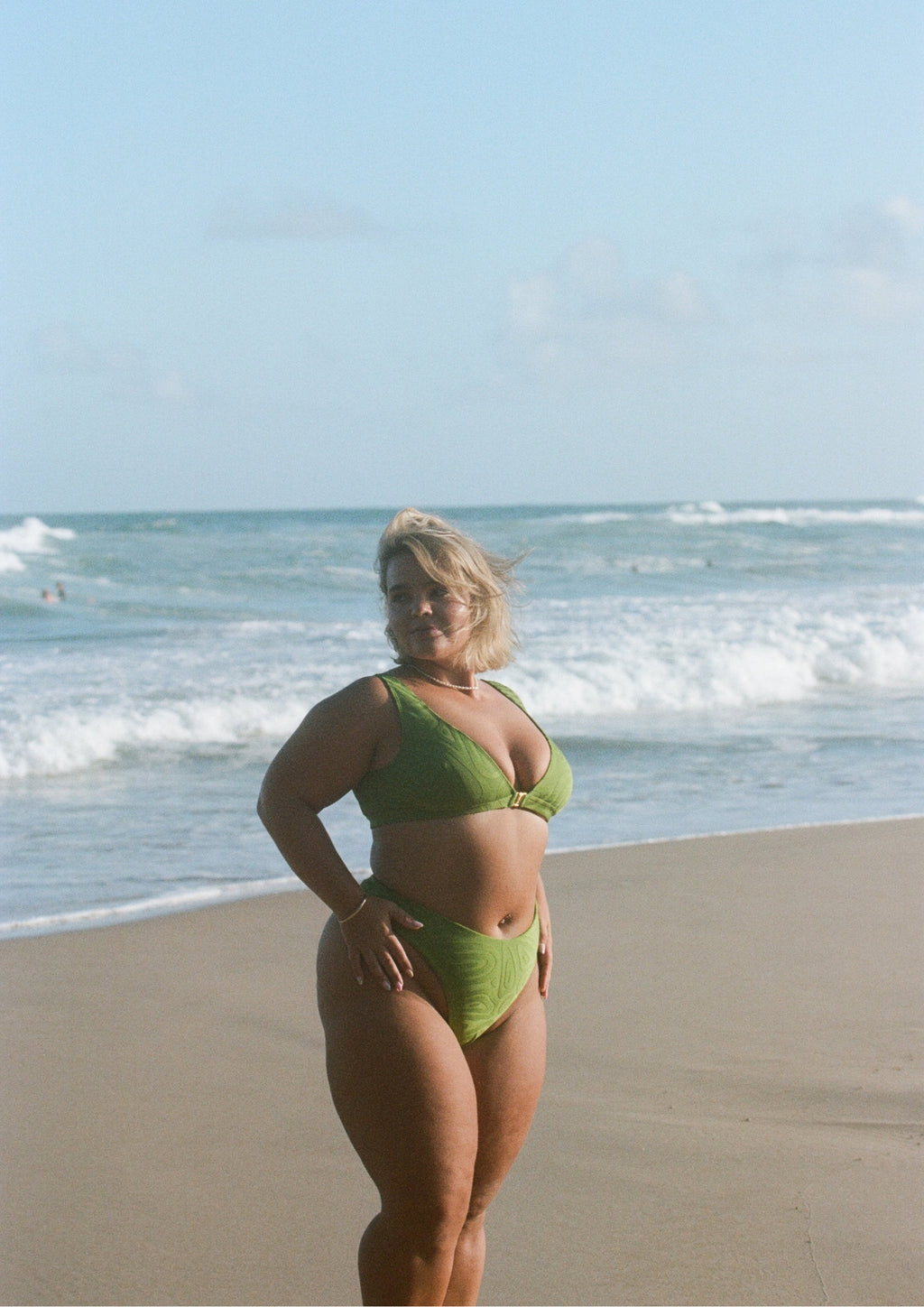 Jeanie DD+ Clip Front Top - Olive