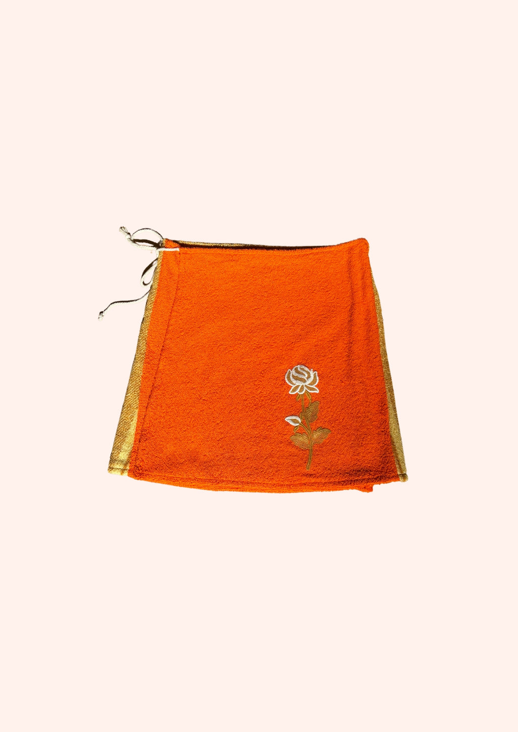 Towel Wrap Skirt - Rose