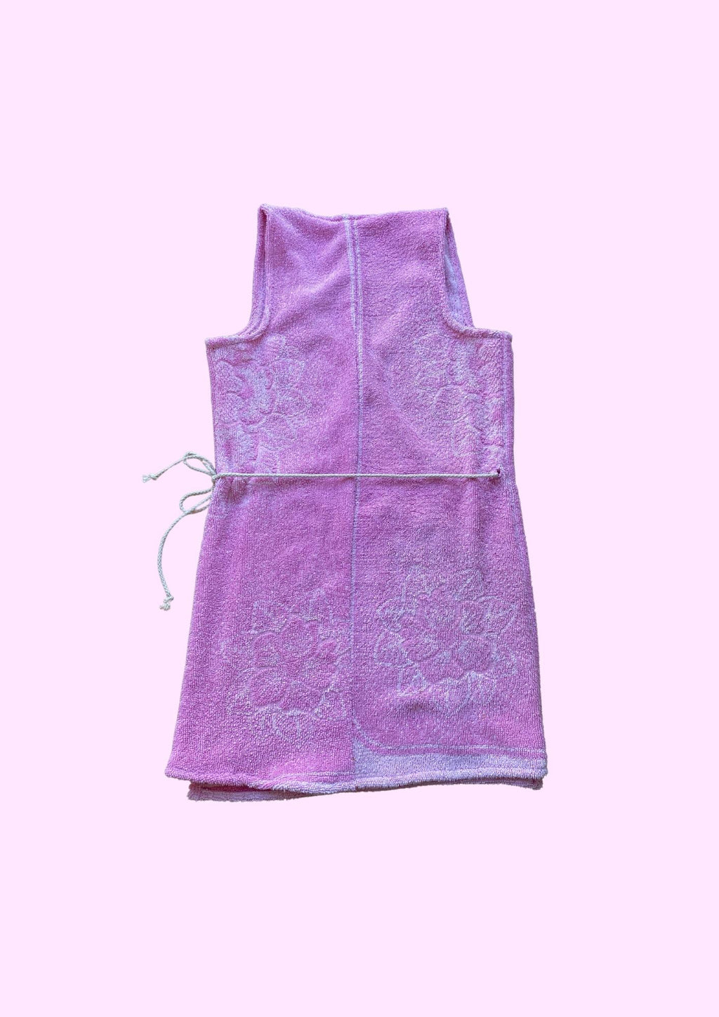 Towel Wrap Dress - Pink Hibiscus
