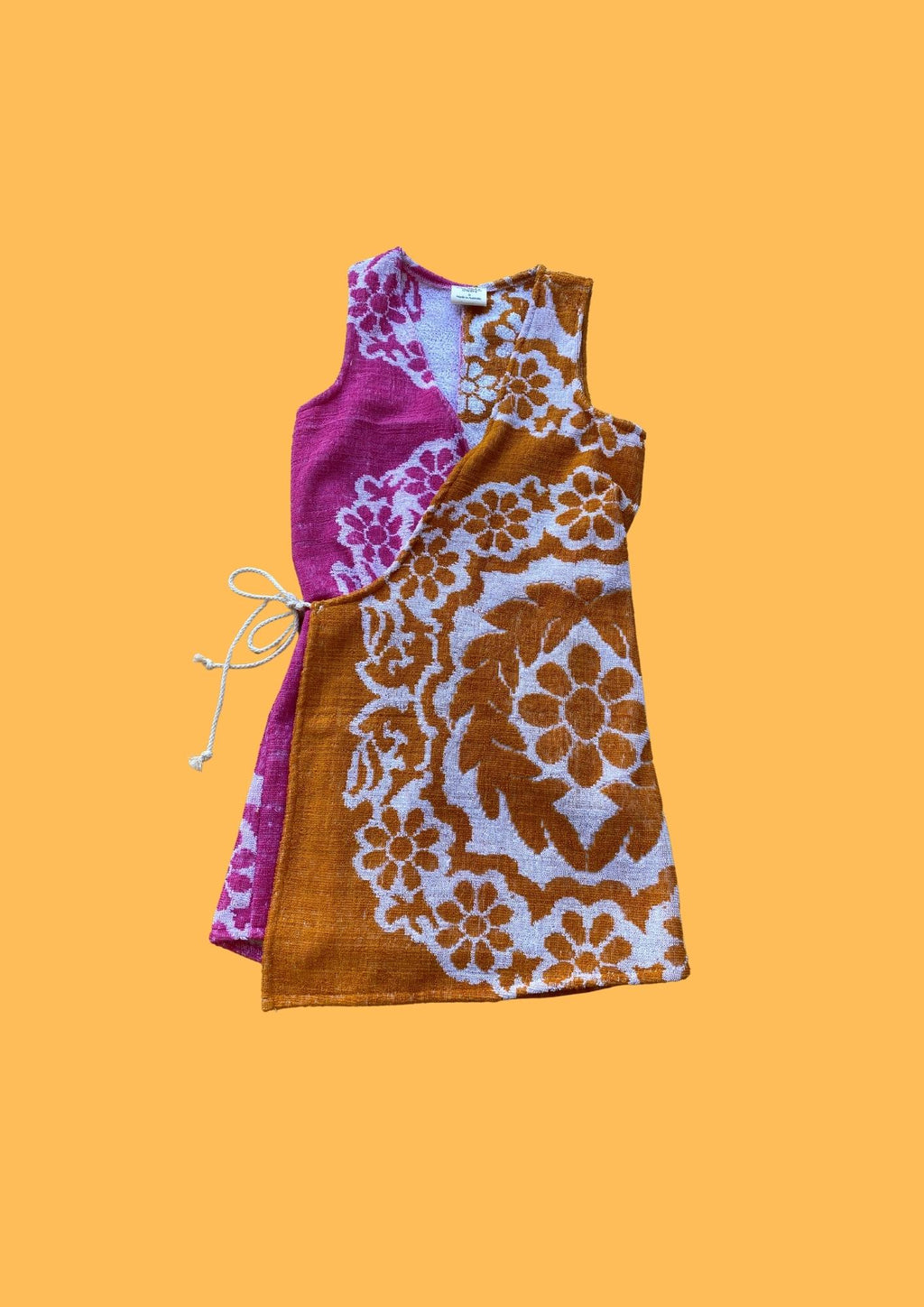 Towel Wrap Dress - 80s Floral