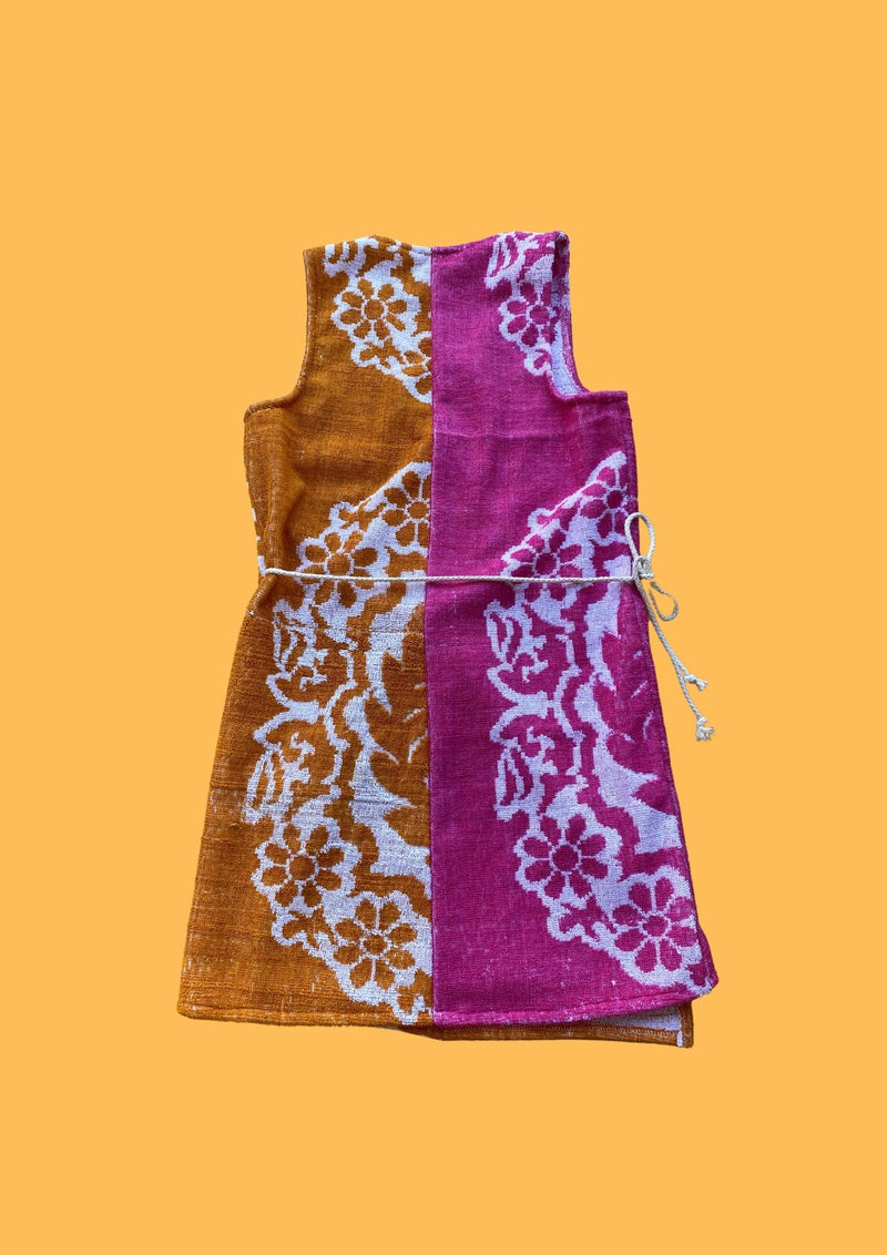 Towel Wrap Dress - 80s Floral