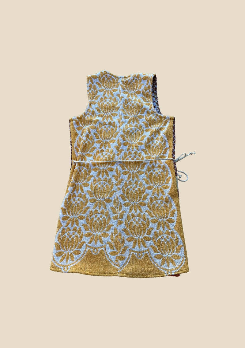 Towel Wrap Dress - Stripes & Dots