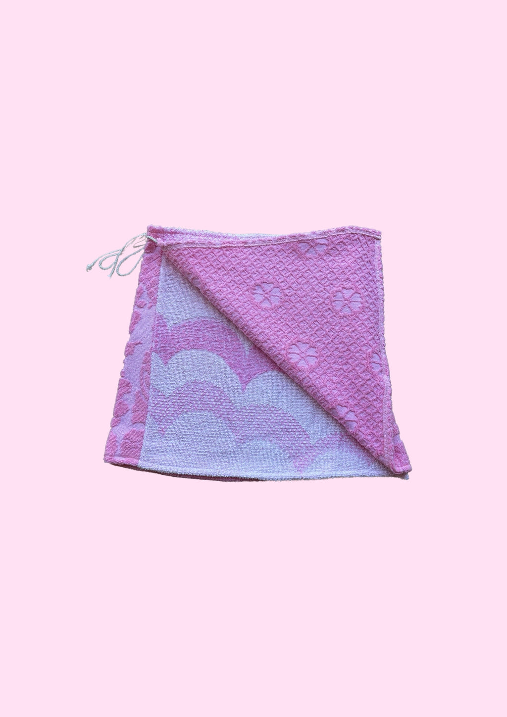 Towel Wrap Skirt - Pink Rose