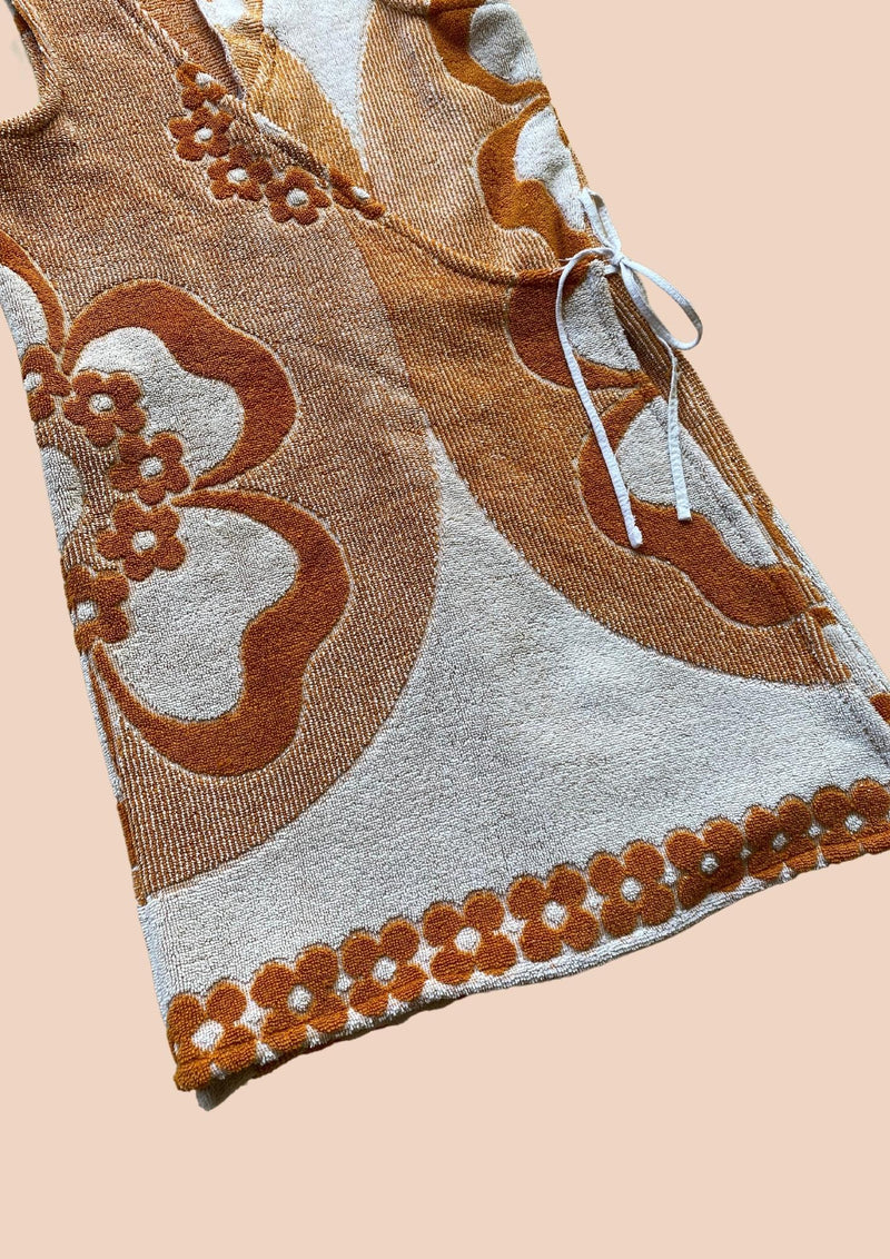 Towel Wrap Dress - Amber Flower 2.0