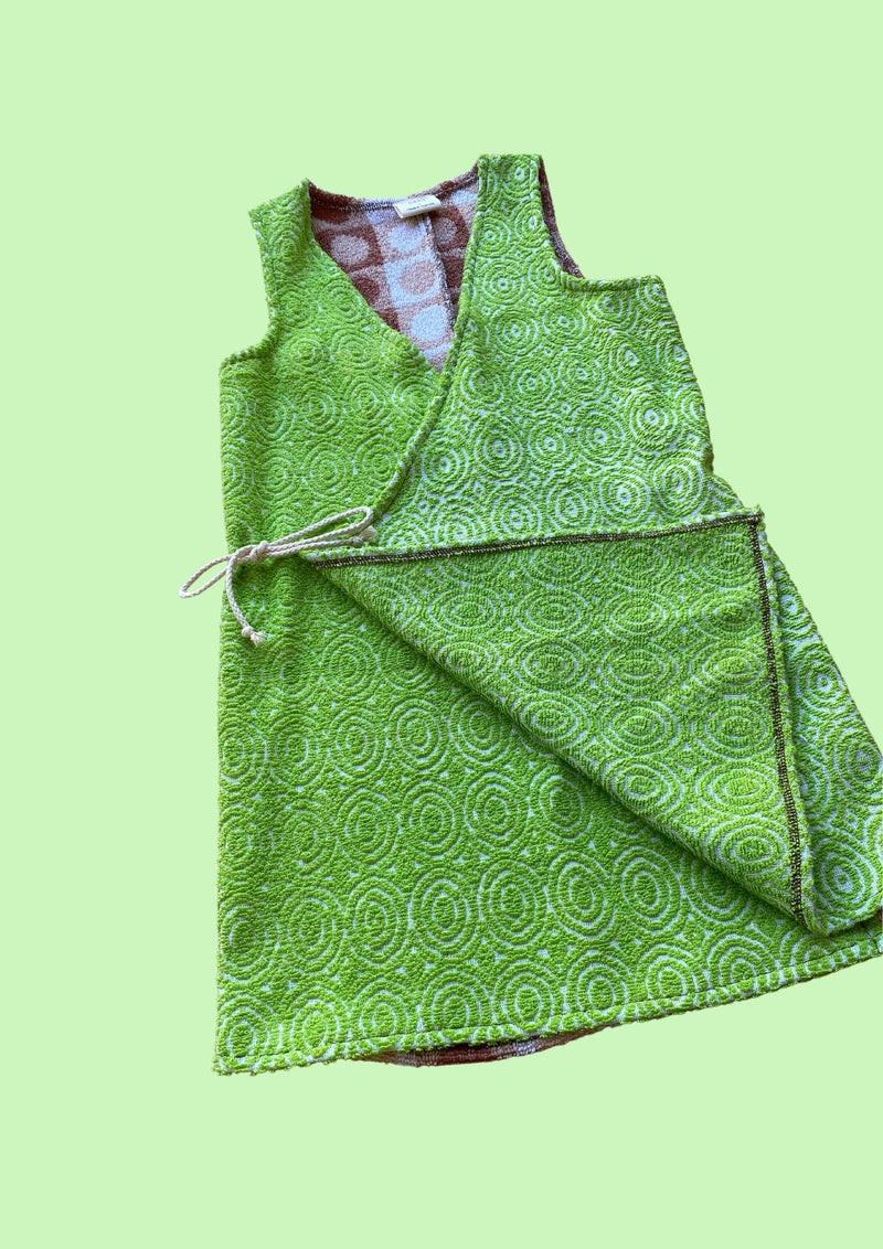 Towel Wrap Dress - Polka Dot
