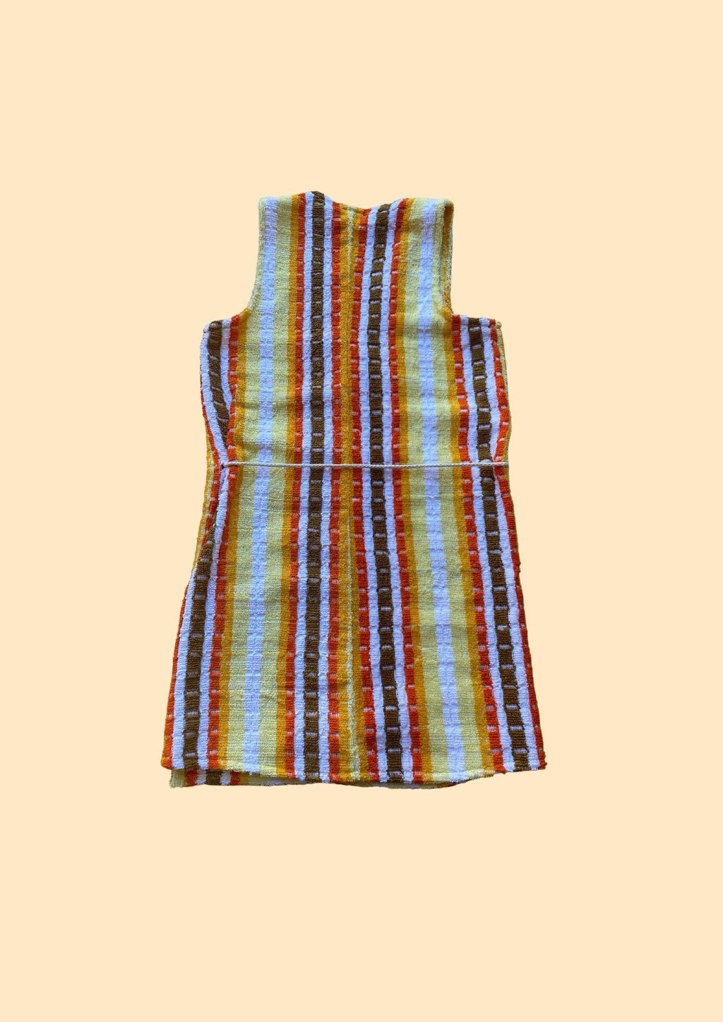 Towel Wrap Dress - Vintage Stripe