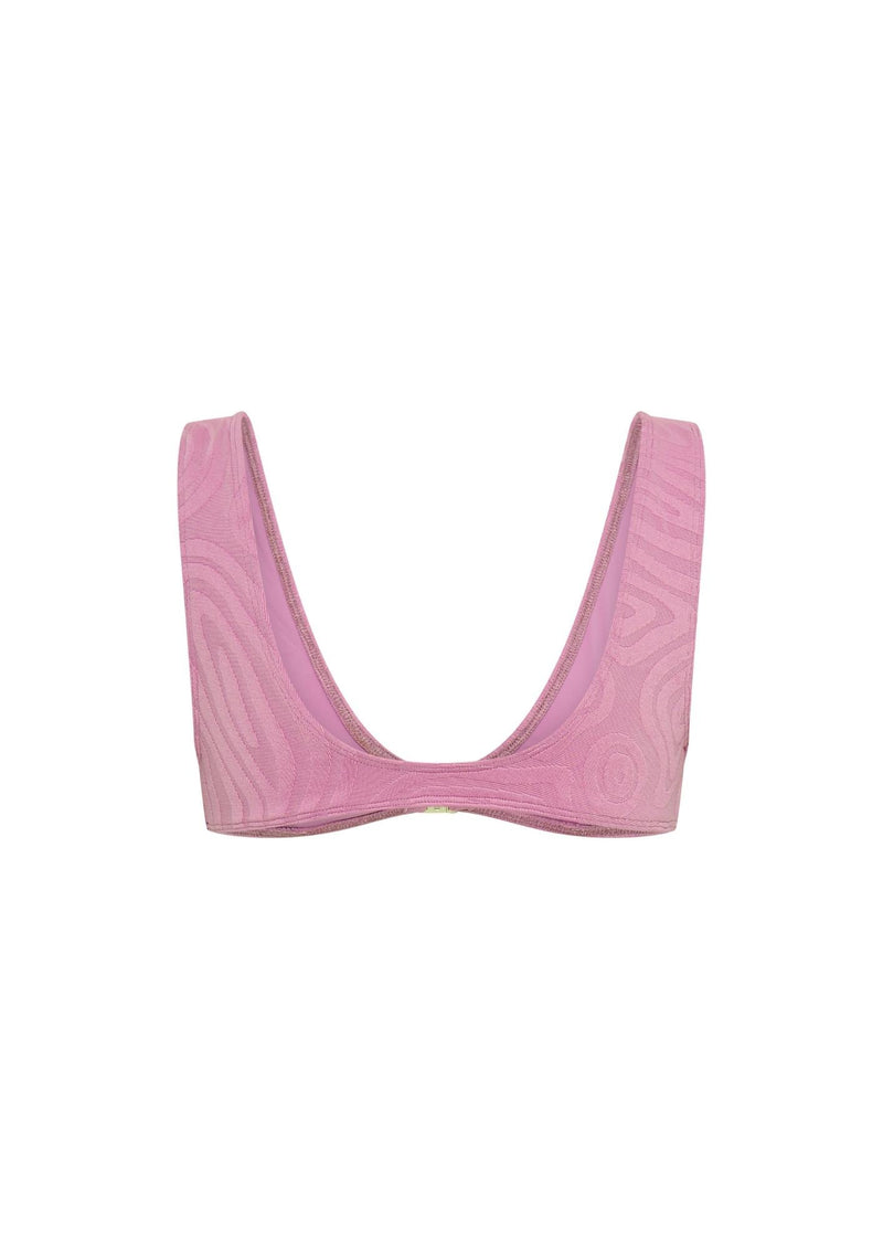 Eva Clip Front Top - Fuchsia