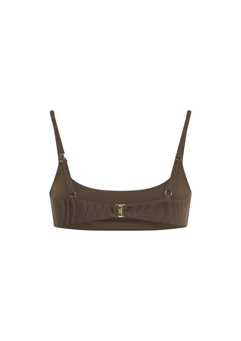 Alice Scoop Neck Top - Cacao