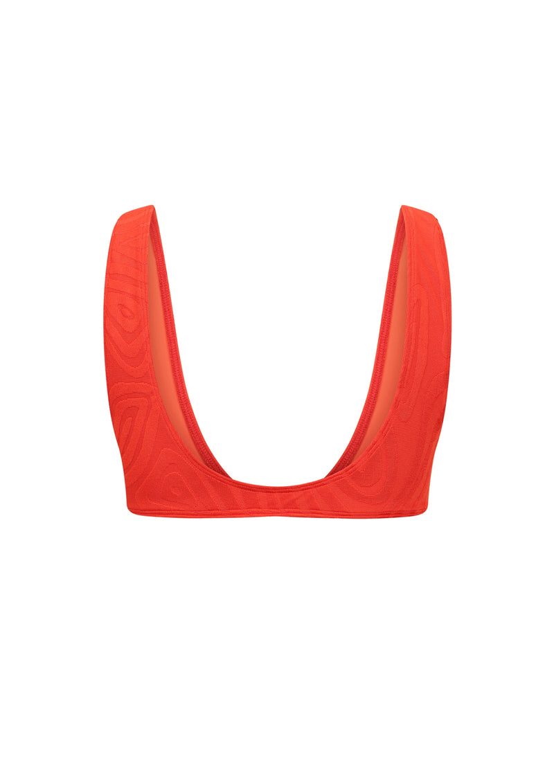 Eva Clip Front Top - Chilli