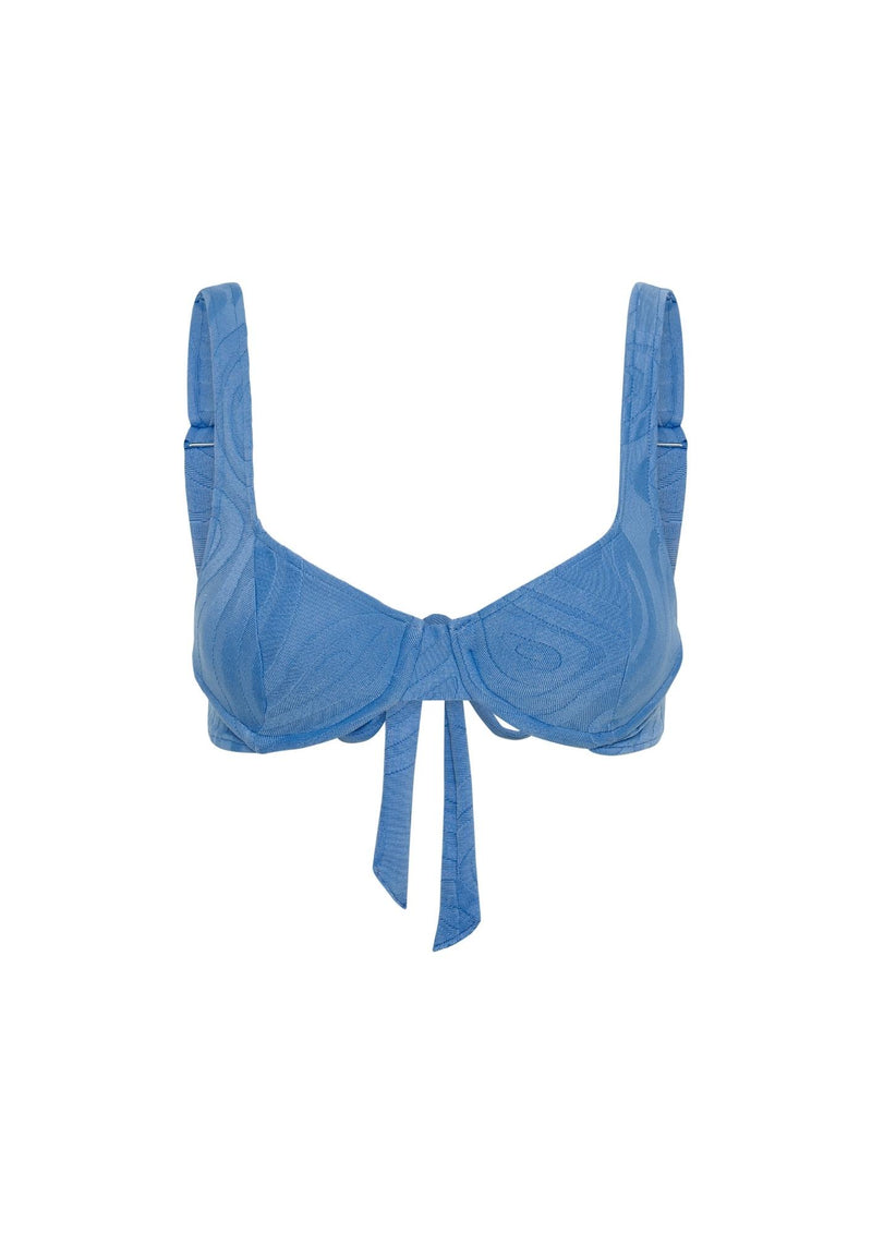 Ursula Underwire Top - Blue