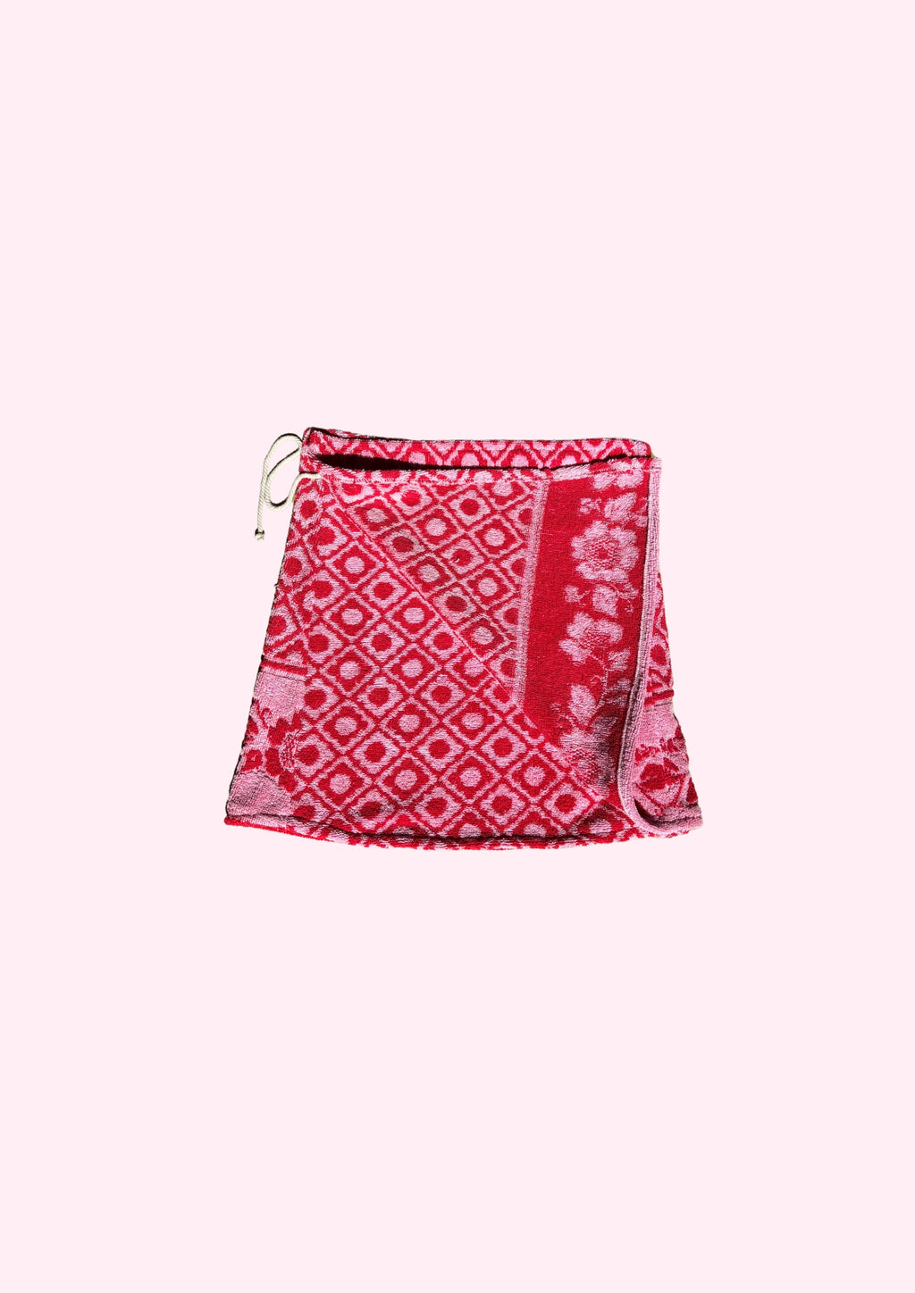 Towel Wrap Skirt - Pink Daisy