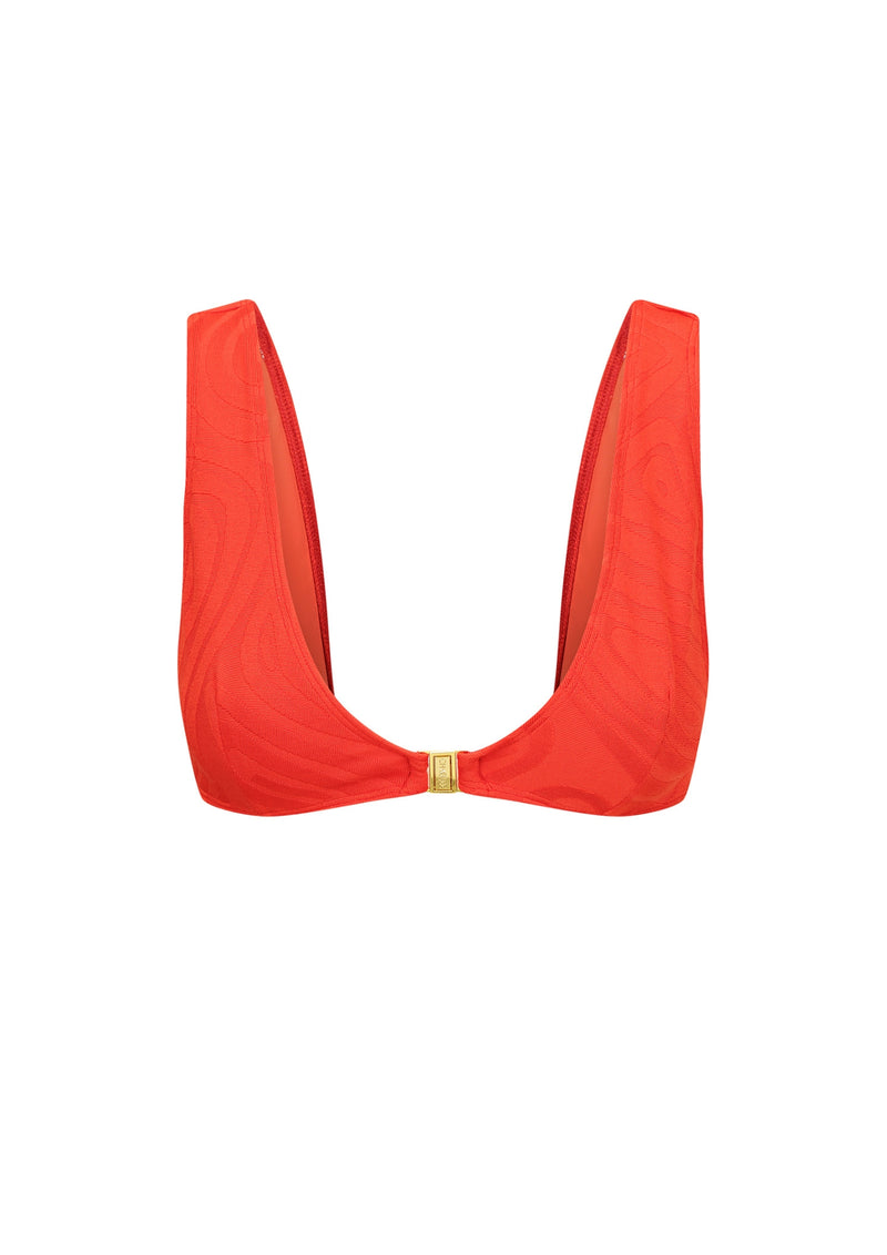 Eva Clip Front Top - Chilli