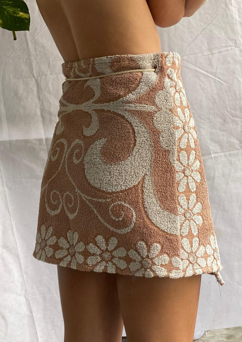 Towel Wrap Skirt - Cocoa