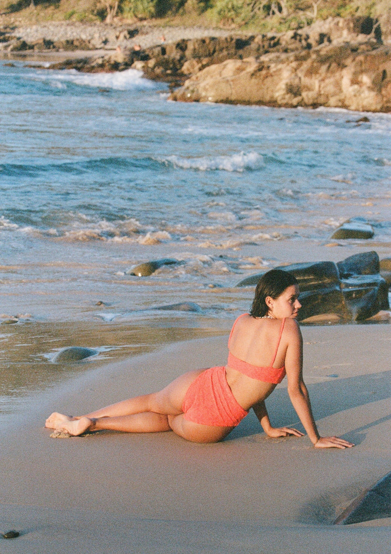 Recycled made to order in Australia swim sustainable eco friendly Charlee Swim 