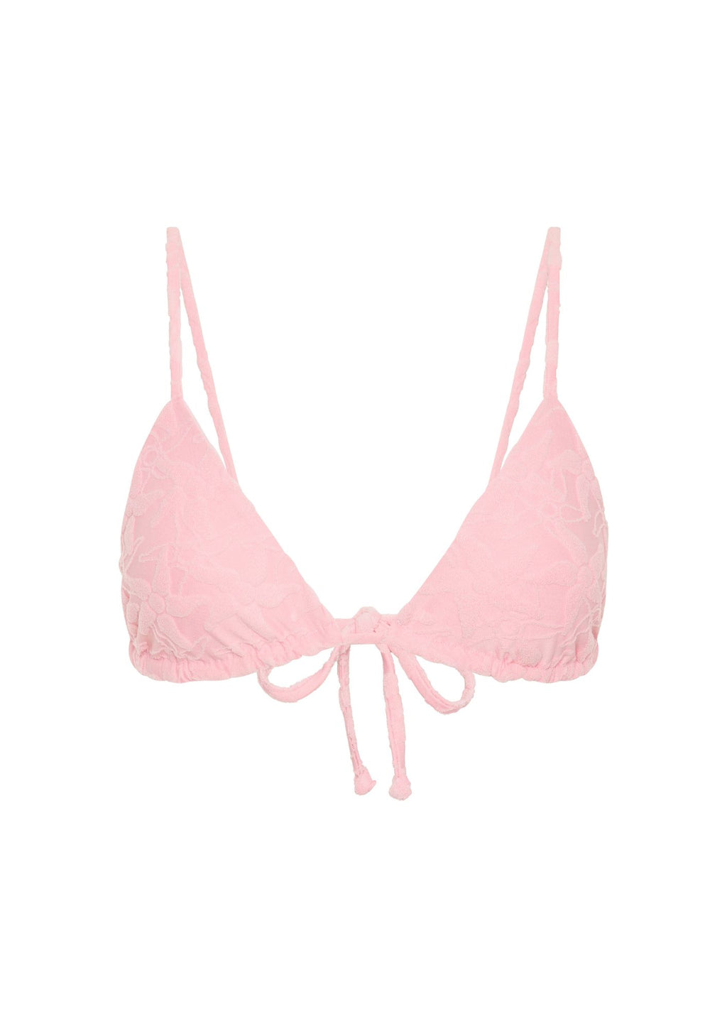 Libby Triangle Top - Pink Terry