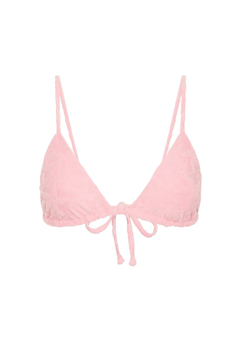 Libby Triangle Top - Pink Terry
