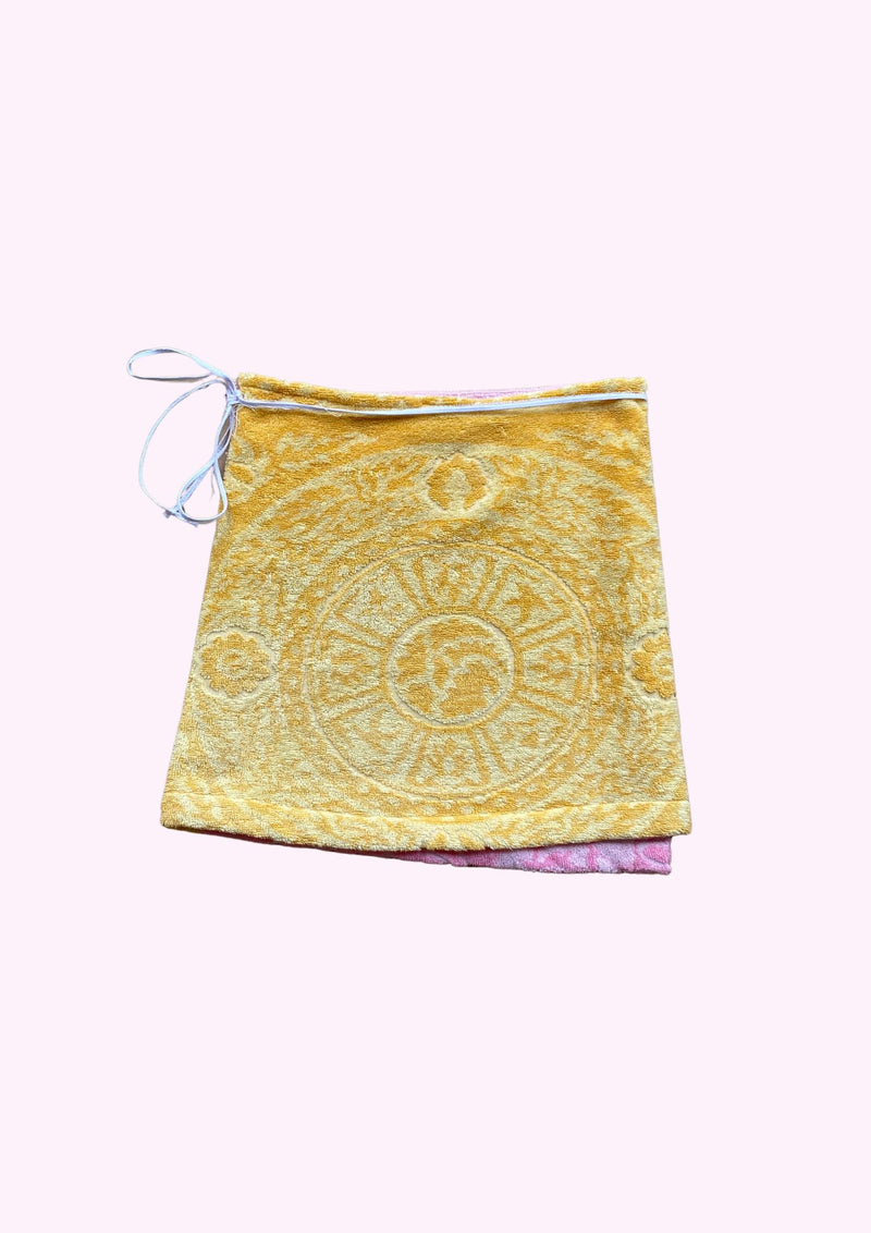 Towel Wrap Skirt - Pink Rose