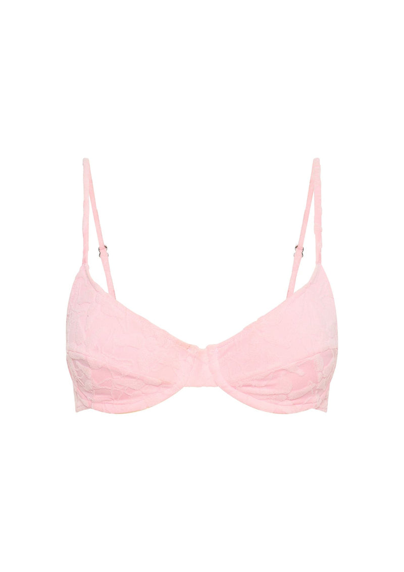 Mahlia Underwire Top - Pink Terry